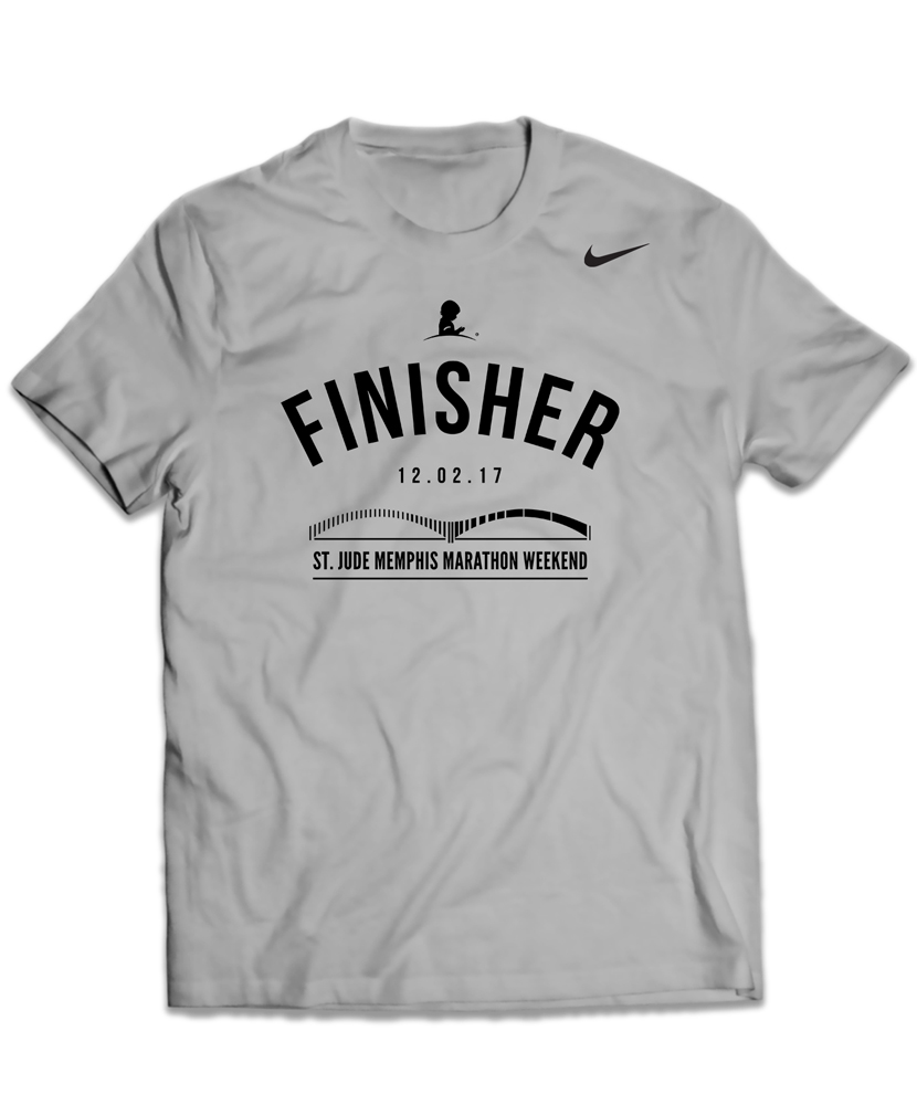 Ladies' 2017 St. Jude Memphis Marathon Finisher Shirt